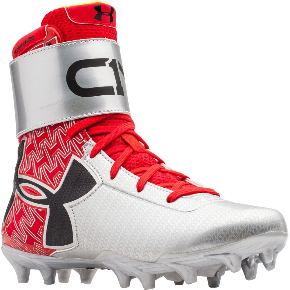 red cam newton cleats